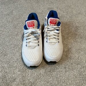 Nike White and Blue Air Sneakers